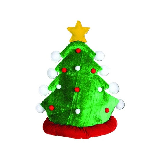 Plush Christmas Tree Hat