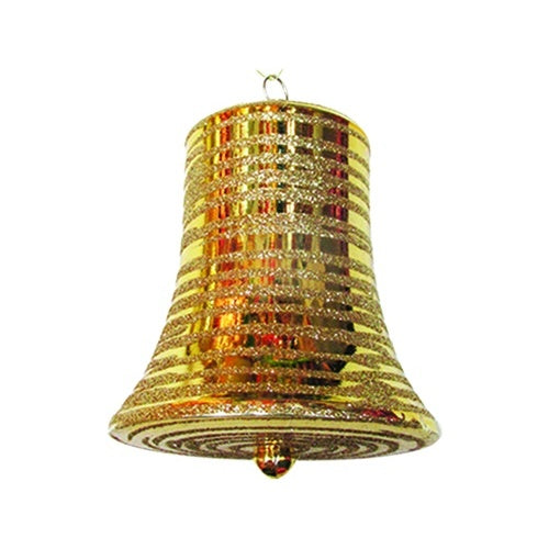 Glittered Striped Bell