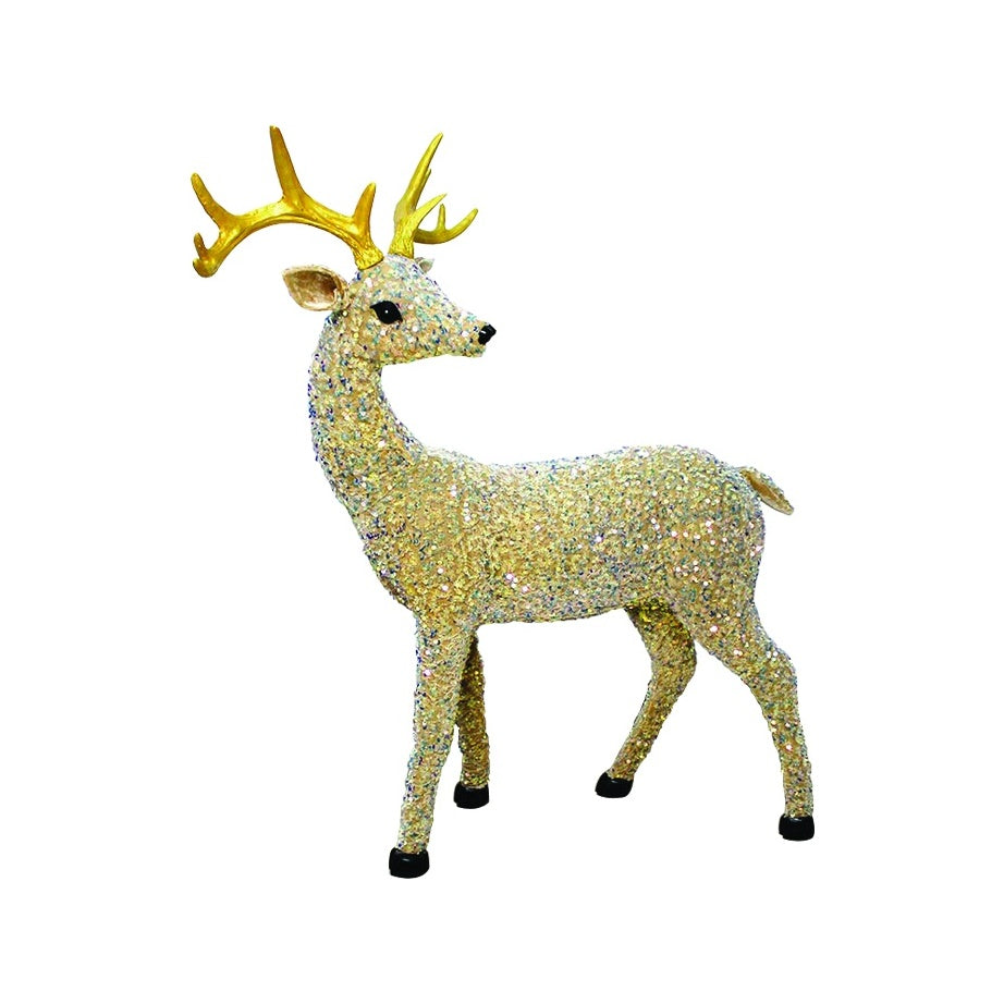 Studded Deer with Turned Head