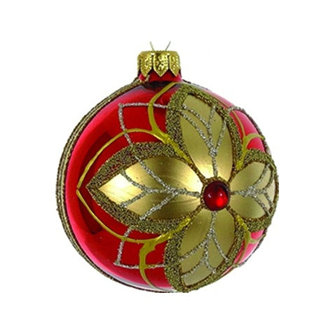 Glittered Decorative Glass Ball