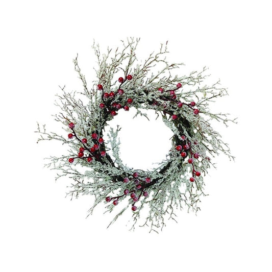 Wintry Wreath w/ Berries