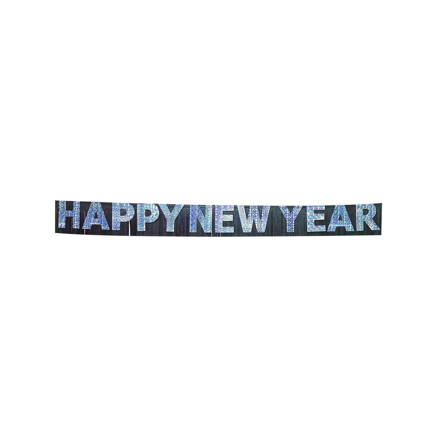 Holographic Happy New Year Banner